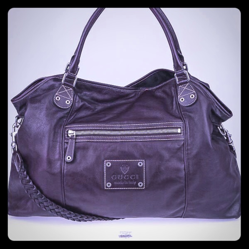 Gucci two way tote/weekend bag